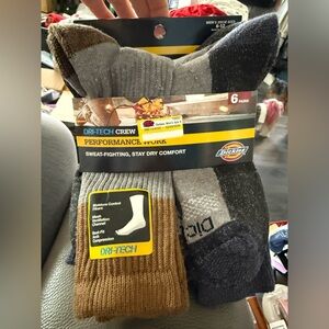 Dickies Performance Crew Socks - 6 pair